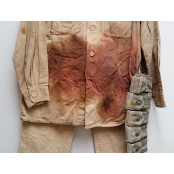 We Were Soldiers - Bloodied and Battle Damaged Uniform and Gunbelt